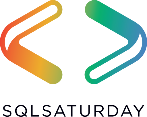Vertical SQL Saturday logo with text